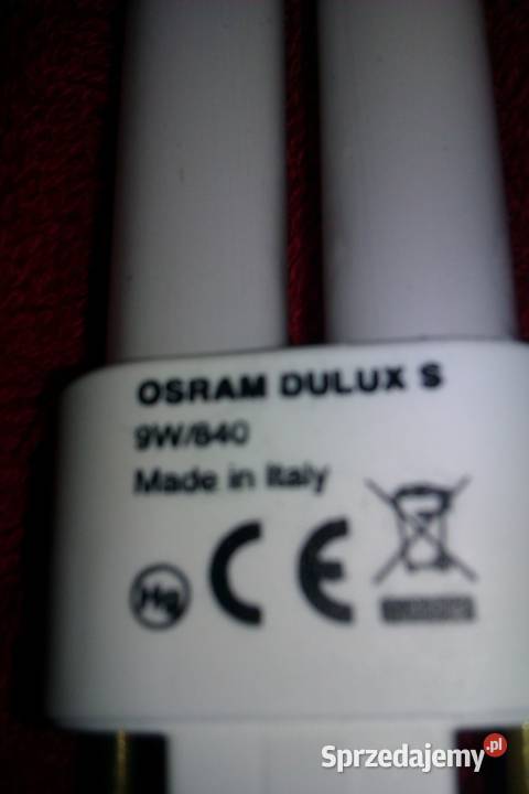 oryginalna nowa świetlówka Osram Dulux S 9W Warszawa