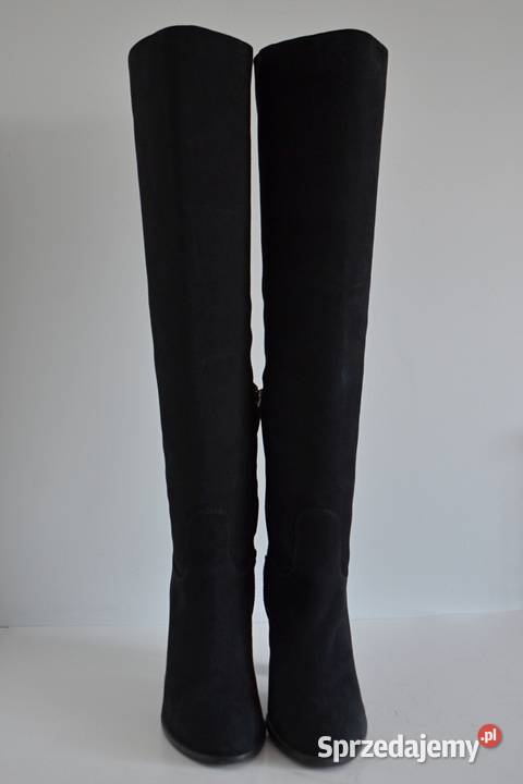 NIEPRZYZWOICIE SKROMNE kozaki The Seller czarny Kozaki Białystok sprzedam