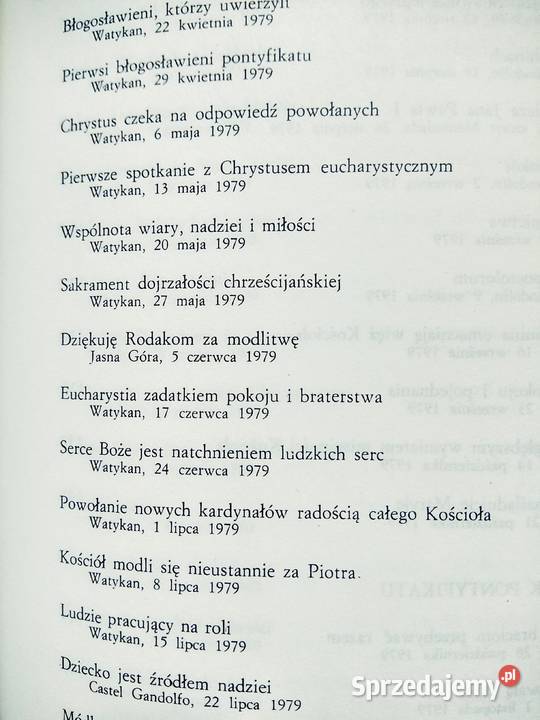 Anioł pański z papieżem sprzedam