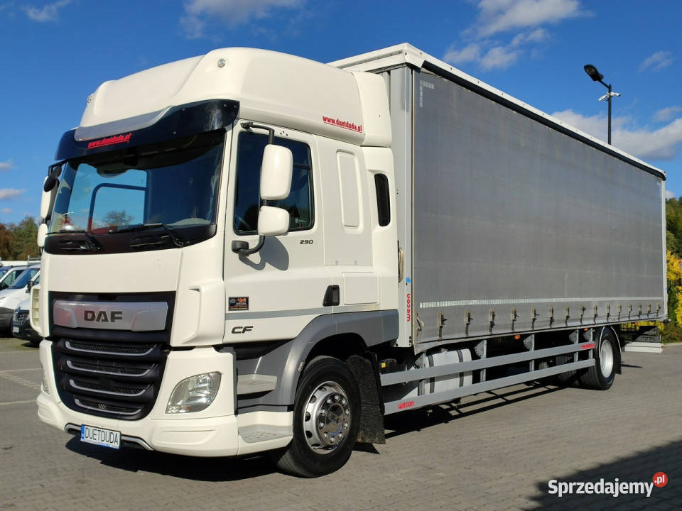 DAF CF 290 E6 Firana Tył Drzwi Dach Podnoszony Samochody ciężarowe Widełki