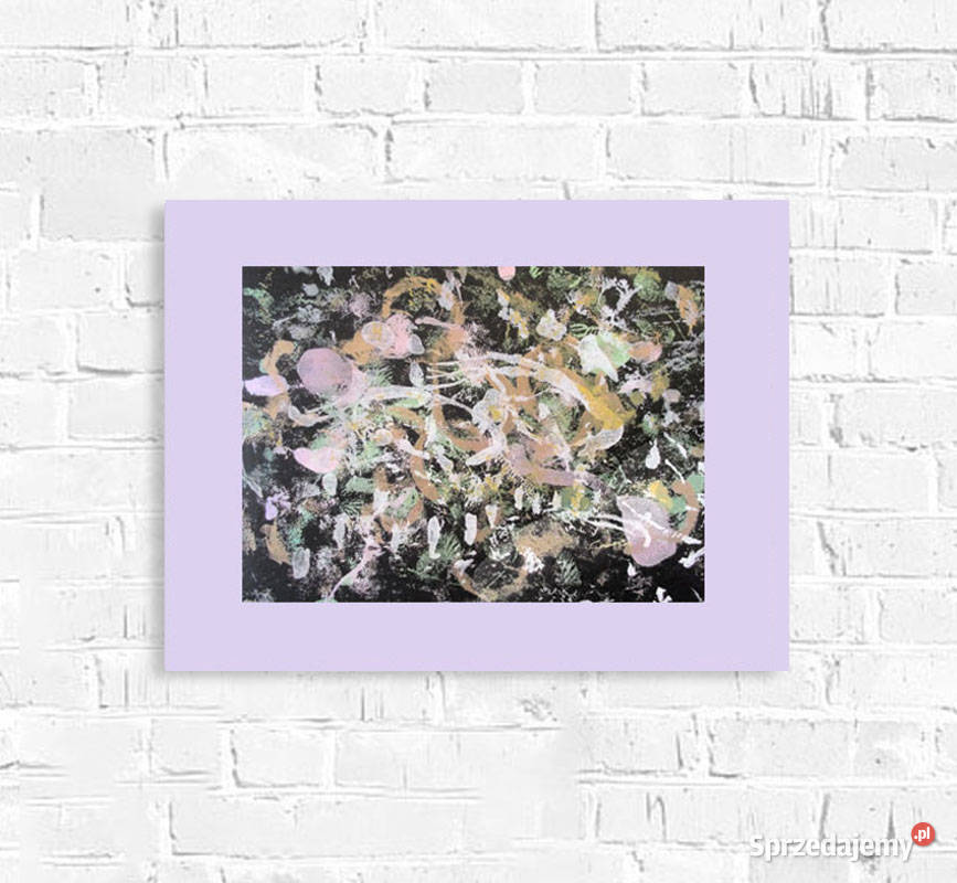 nowoczesny rysunek 30x40 abstrakcja do domu pomorskie