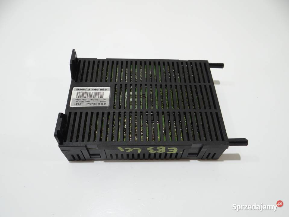 MODUŁ STEROWNIK ŚWIATEŁ BMW X3 E83 LIFT 3449688 Strzyżewice