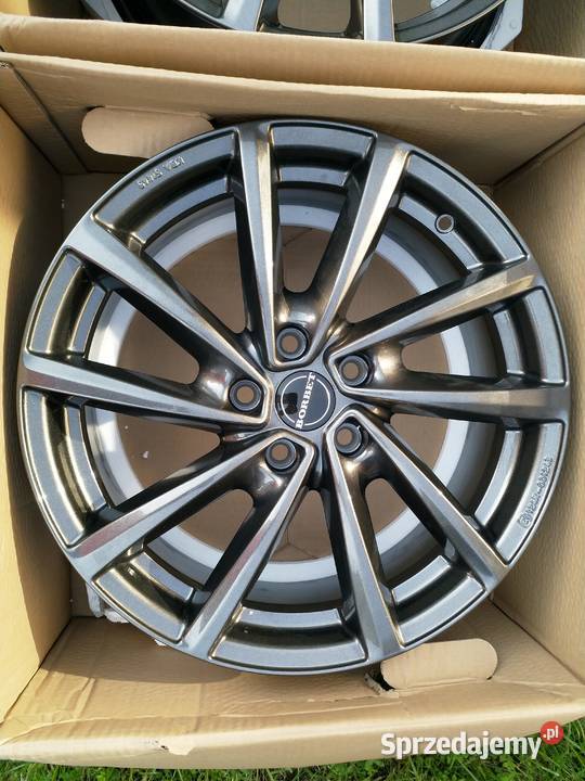 Nowy komplet felg 5x112 R18 Borbet V anthracite Średnica 18" Białystok