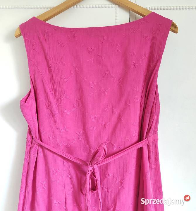 Różowa sukienka Per Una 46 3XL Plus Size róż