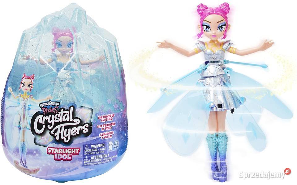 Latająca Wróżka HATCHIMALS PIXIES Crystal Flyers Plastik  Mogilany