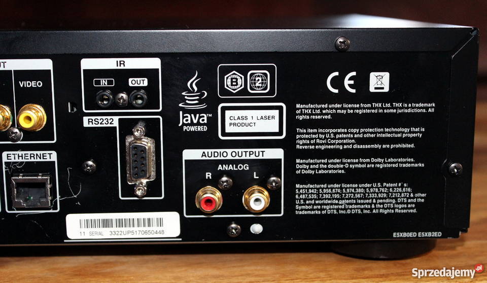 Odtwarzacz BluRay Onkyo BDSP809