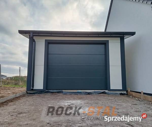 Garaż ocieplany z płyty warstwowej blaszak wiata 24m2 Bytom