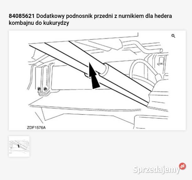 Zestaw przezbrojenia na kukurydzę Holland CX6 mazowieckie
