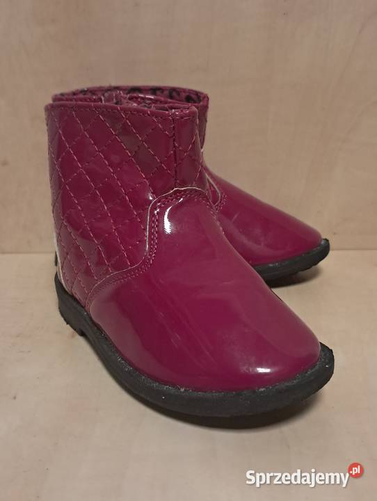 Różowe botki dziewczęce dziewczynka Trzewiki i półbuty Wąsewo