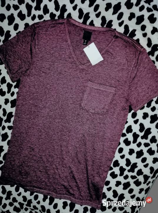 HM koszulka bluzka tshirt basic prosta klasyczna Leszno