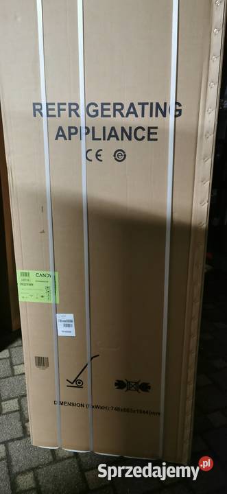 Nowa lodówka transport Lodówki i zamrażarki Zendek