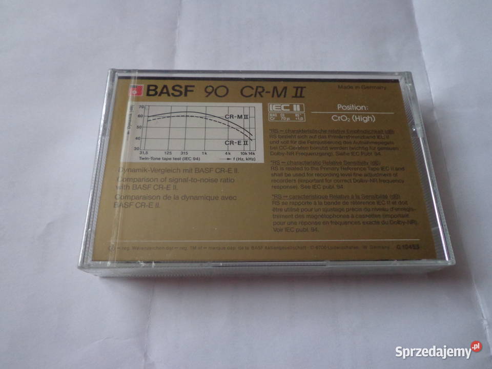Kaseta magnetofonowa BASF CR M II małopolskie Kraków
