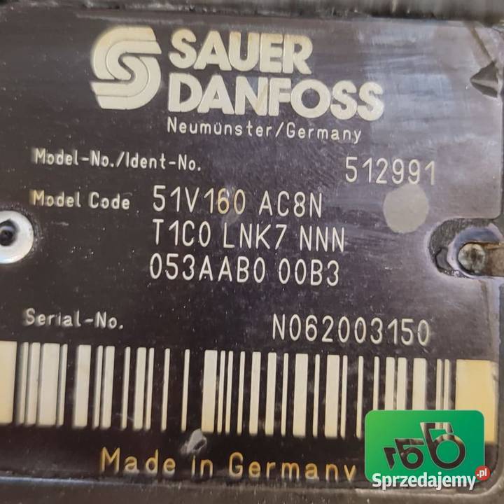 Silnik jazdy 51V160 SAUER DANFOSS 512991 Bobcat Silnik i osprzęt