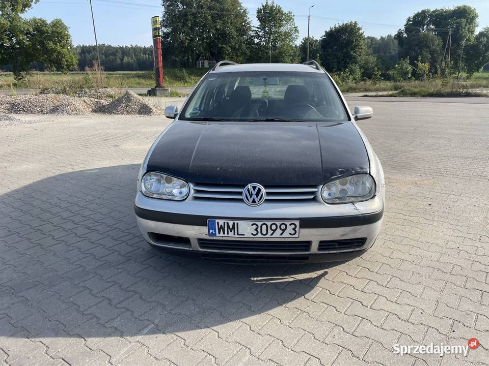Volkswagen Golf IV Kombi 19Tdi 90 Klima 2000r manualna podlaskie Rutki-Kossaki