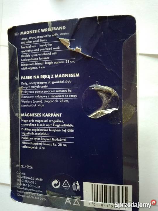 Opaska na rękę z magnesem Warszawa