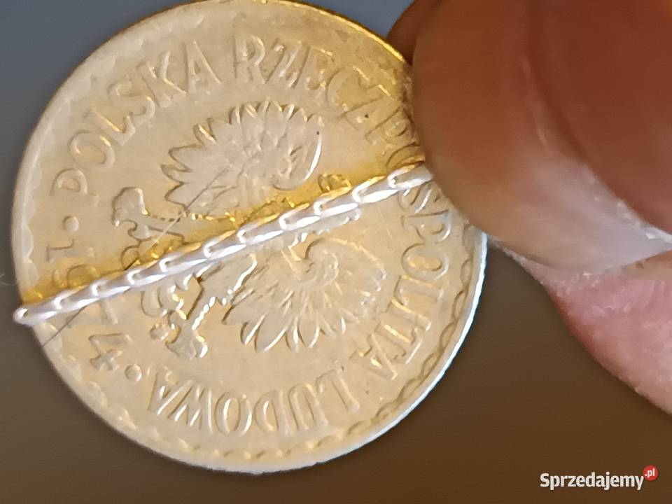 Sprzedam monetę 1 zloty 1974 mała skrętka Chełm sprzedam