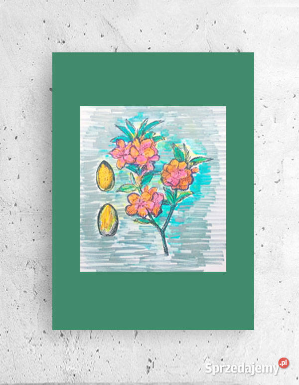 botaniczny obrazek do domu vintage plakat 30x40 Olsztyn