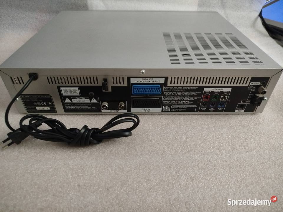 VHS DVD Sony DAVD150N uszkodzone
