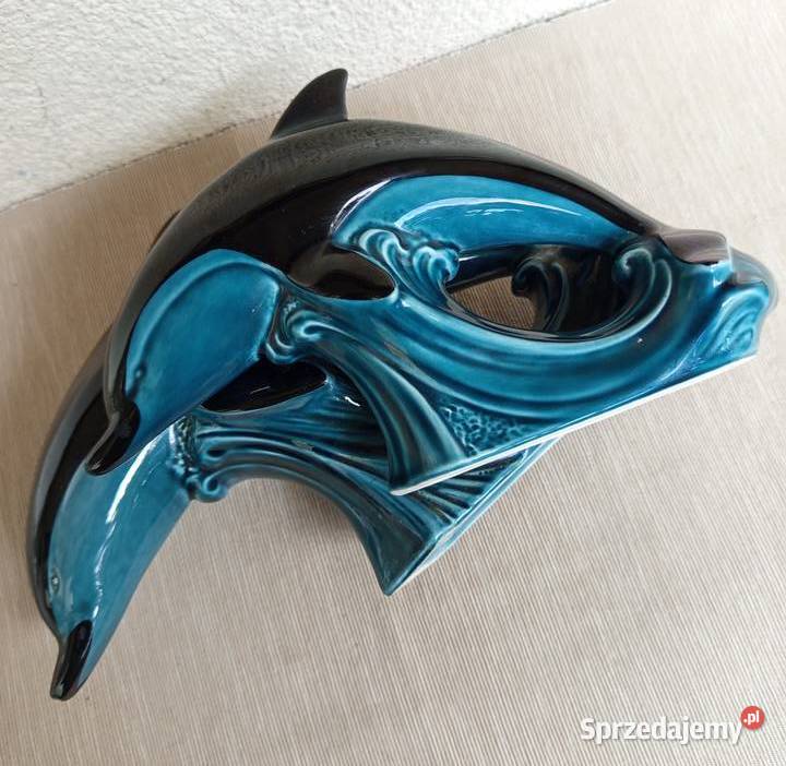 Figurki porcelana Vintage 2 ładne DELFINY firmy sprzedam