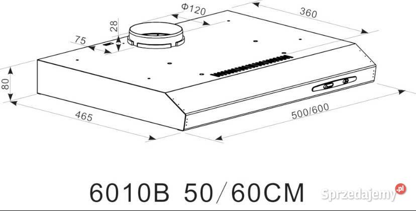 Okap do zabudowy Candy CFT6105S14U AGD drobne Izabelin