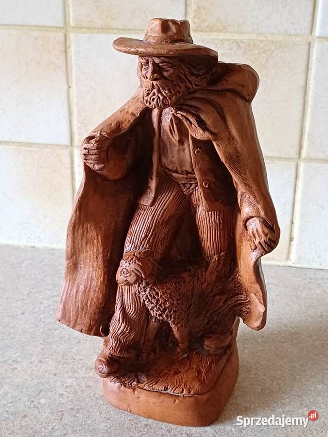 vintage figurka z terakoty