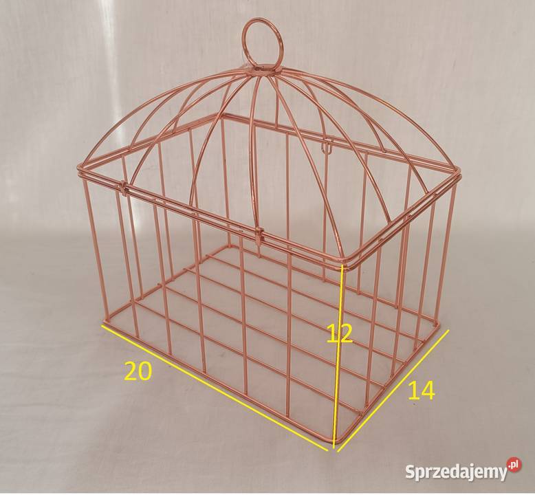 Klatka miedziana 20 x 14 x 23 dł x szer x wys Białystok