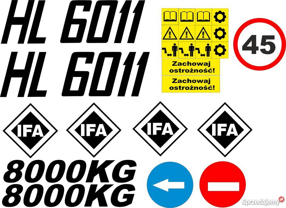 naklejki hl6011 inne Rolnictwo