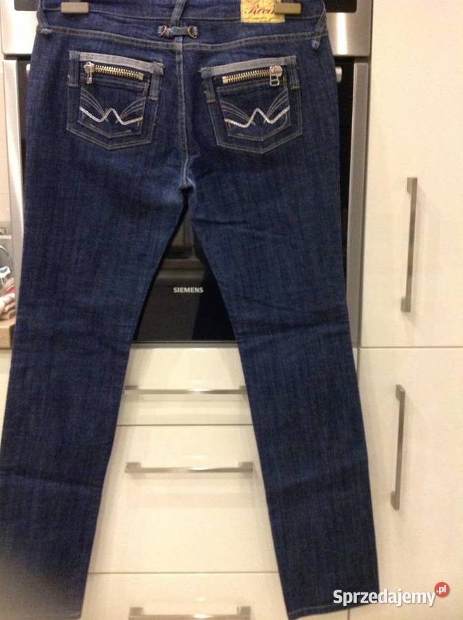 Spodnie Jeans Damskie REVERS XL j nowe niebieski Nowa Sól