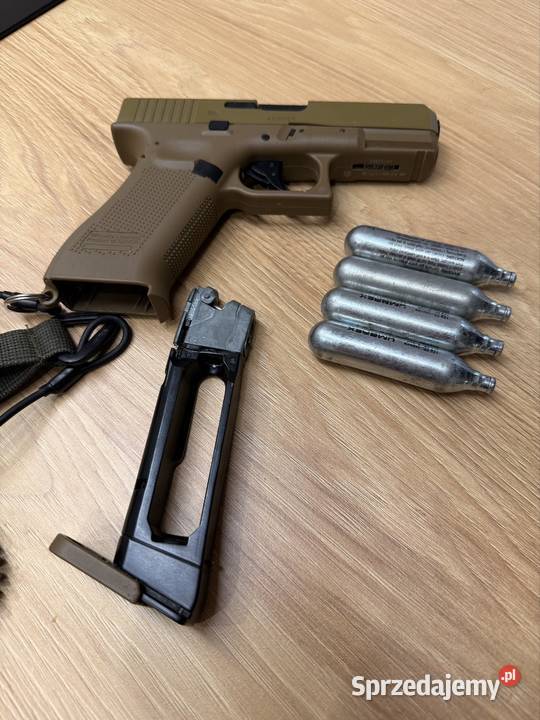 Glock 17 umarex co2 wiatrówka pistolet 45 mm TAN