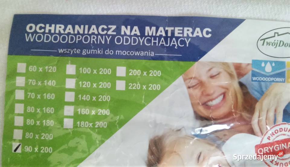 Ochraniacz na materac wodoodporny oddychający 90 Koszalin