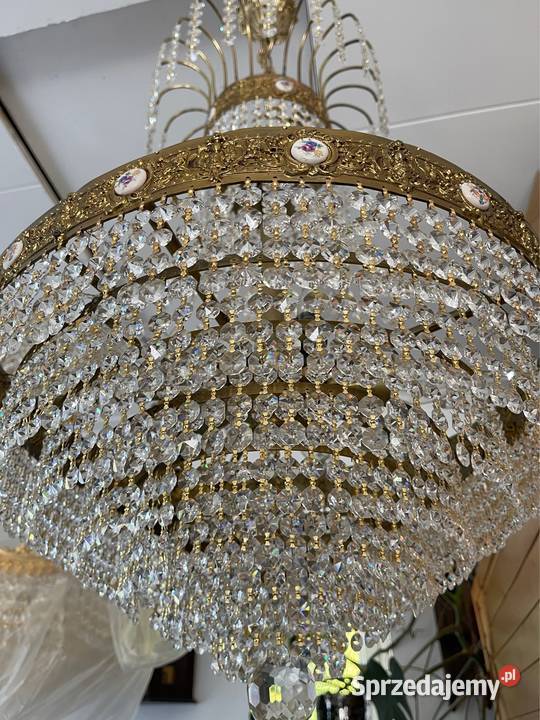 Żyrandol ogromny pałacowy lampa Dom i Ogród Kłodzko