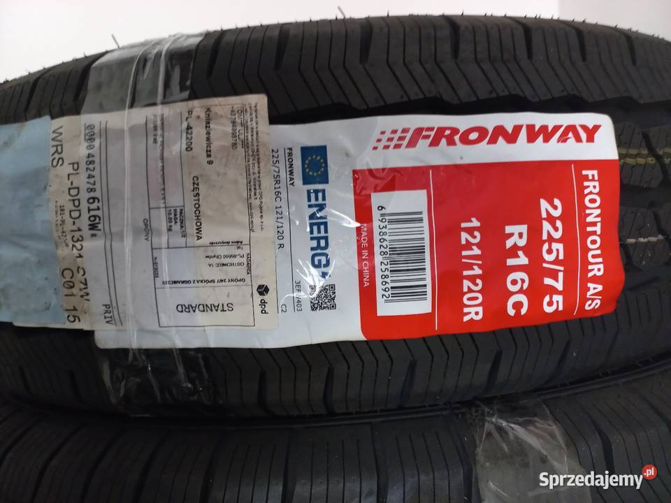 2x nowe opony Fronway 2257516c wielosezonowe Częstochowa