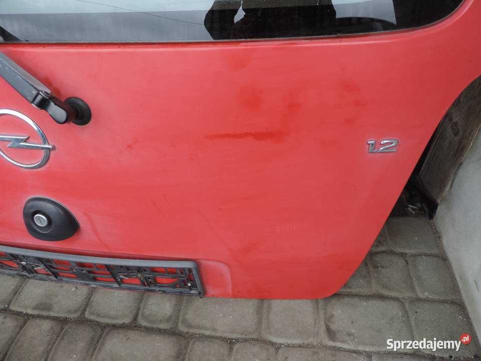 OPEL AGILA KLAPA BAGAŻNIKA TYŁ Y457 osobowe Nowy Sącz