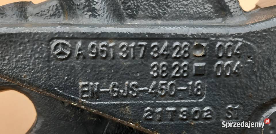 ACTROS MP4 MP5 ŻELIWO UCHWYT RAMY WZMOCNIENIE