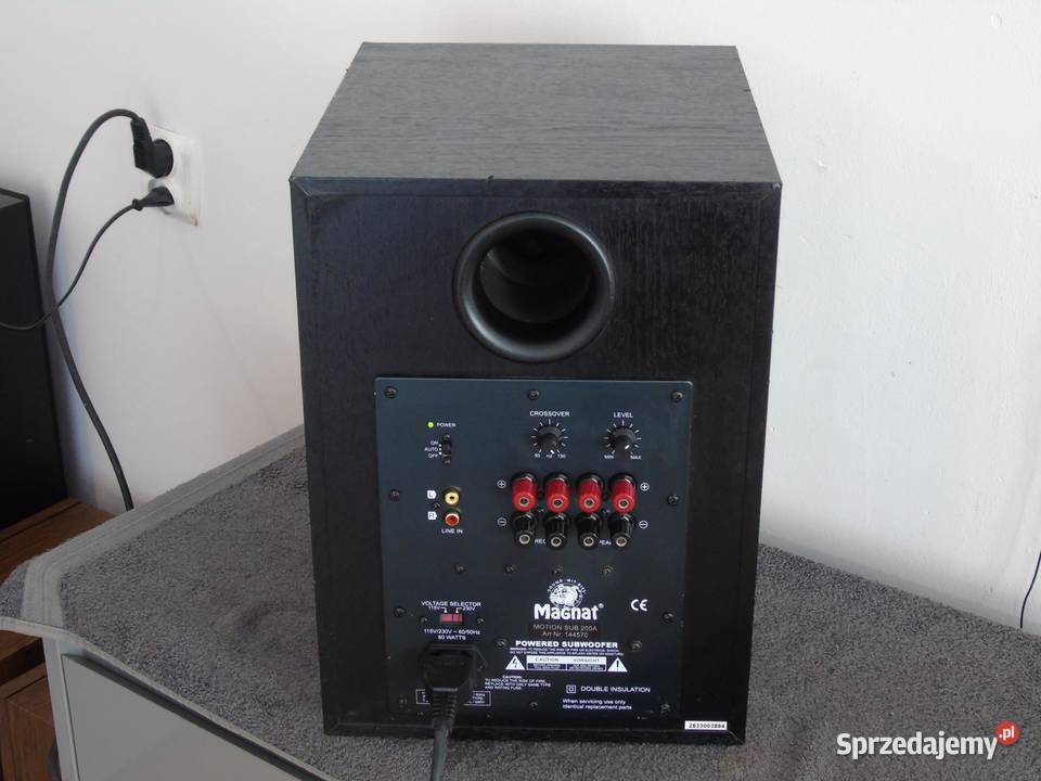 Aktywny Subwoofer Magnat Motion Sub 200A moc 120 Jasło