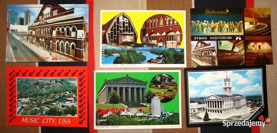 Pocztówki z USA Nashville Fort Knox Louisville Kępice