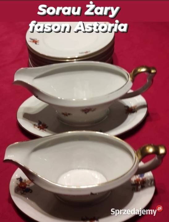 SORAU ŻARY model ASTORIA sosjerka elementy Porcelana i szkło