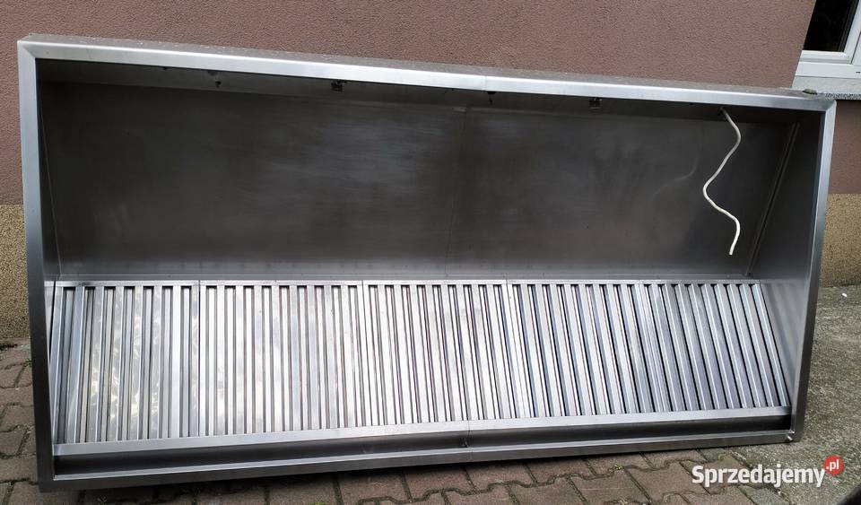 Okap gastronomiczny z łapaczami tłuszczu Słupia Kapitulna