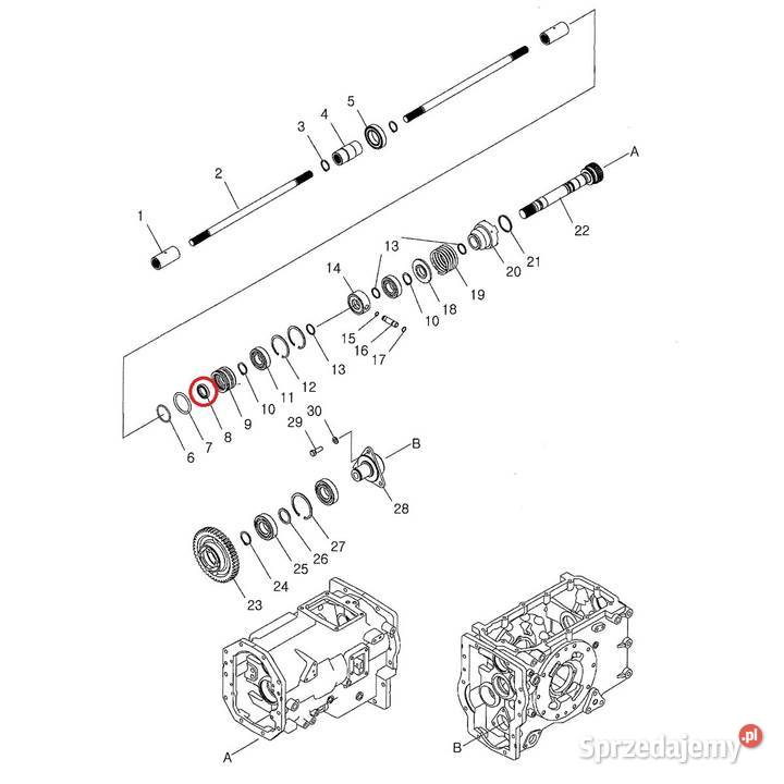 Uszczelniacz 28 x 40 x 8 mm LS PLUS 70 LS PLUS