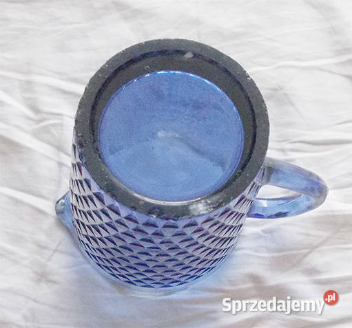 niebieski dzbanek prl vintage dzbanek szkalnyprl zachodniopomorskie Szczecin
