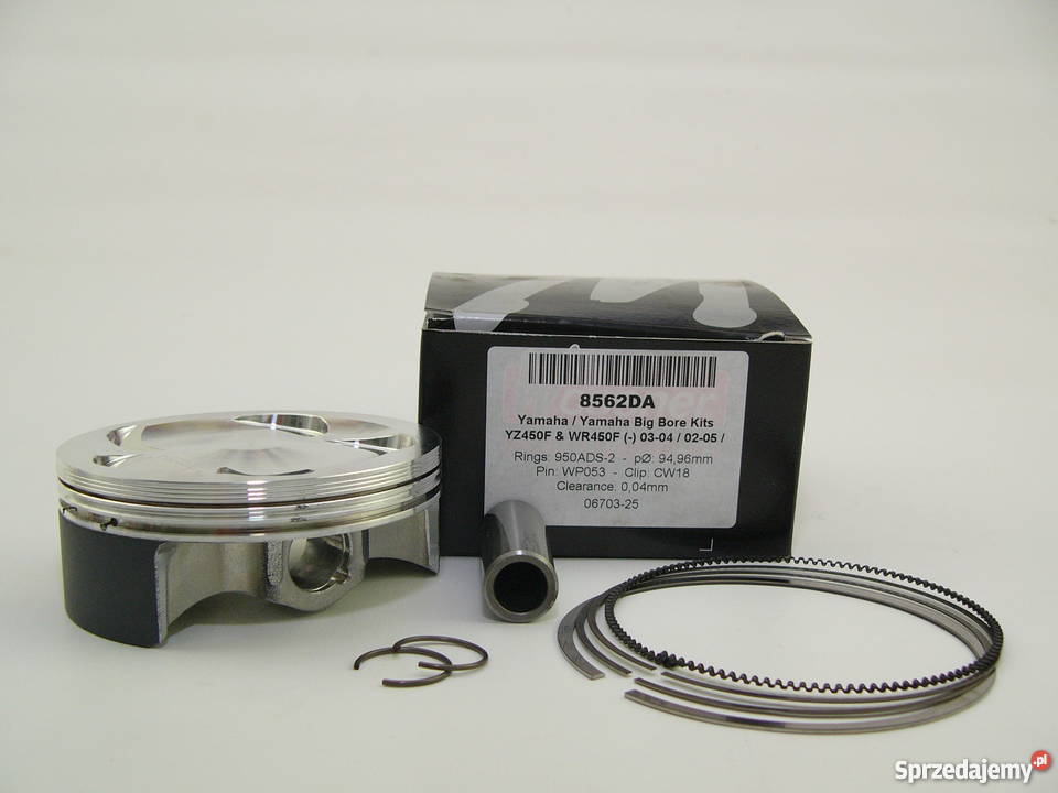 TŁOK komplet tłokowy WOSSNER 9496 mm selA WR 450 sprzedam