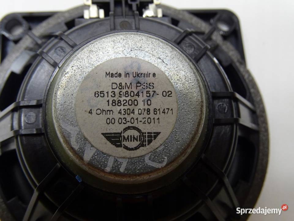 GŁOŚNIK DRZWI 9804157 BMW F20 F21 MINI R60 R61
