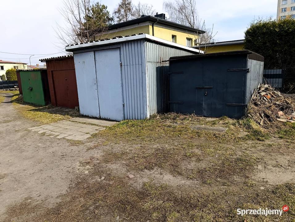 Garaż blaszany wolnostojący samodzielny