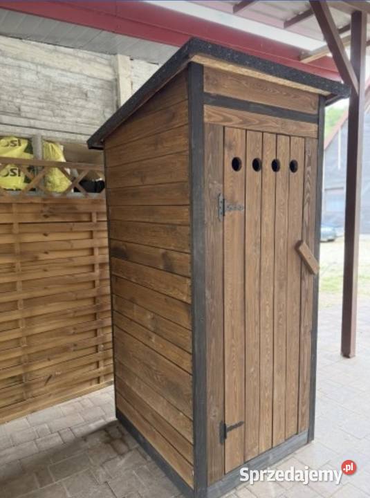 Nowoczesny WC Drewniany Wychodek Swawojka łódzkie Radomsko