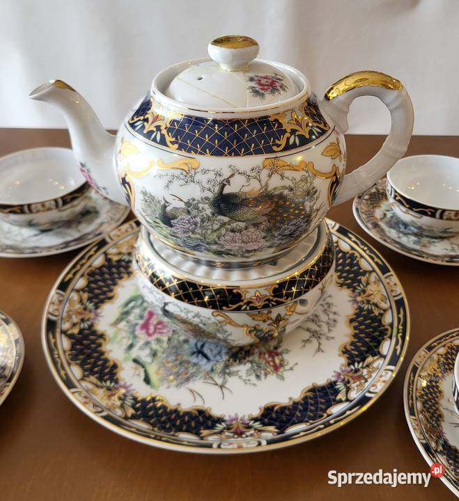 Porcelana chińska zestaw do herbaty 6 osób zachodniopomorskie Szczecin sprzedam
