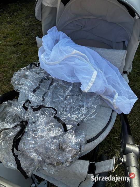 wózek Bebetto Torino model 05 jasny szary 2w1 Głębokie Dla Dziecka śląskie Pisarzowice