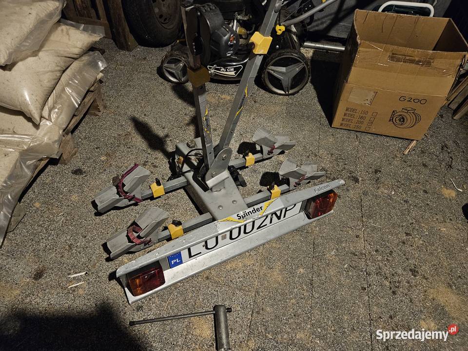 Uchwyt rowerowy na hak na 2 rowery Spinder lubelskie Lublin