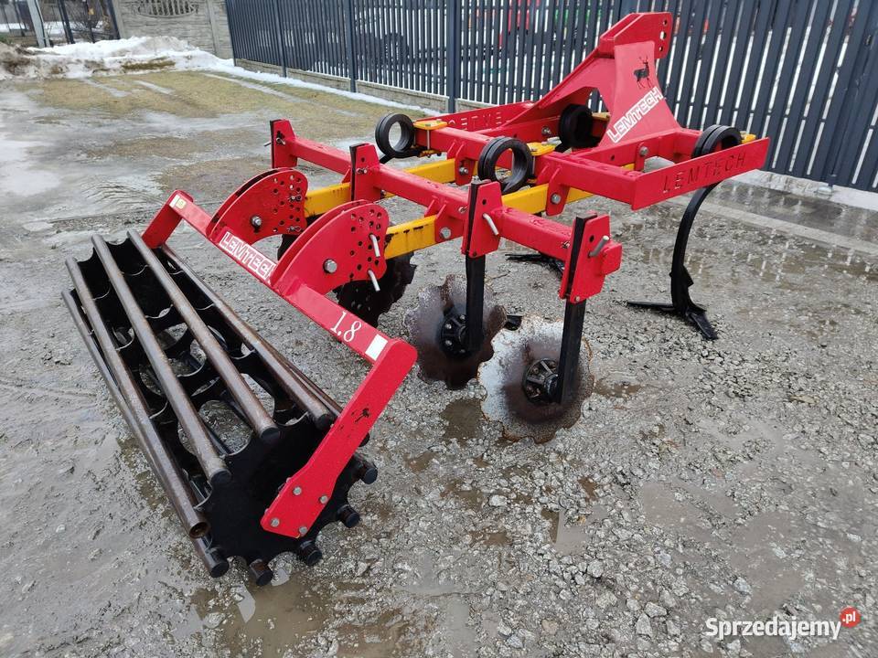 Agregat ścierniskowy Gruber Lemtech wał rurowy Brzeziny