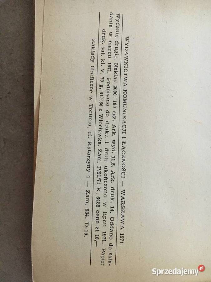 Poradnik maszynisty otaczarki Łęczyca sprzedam