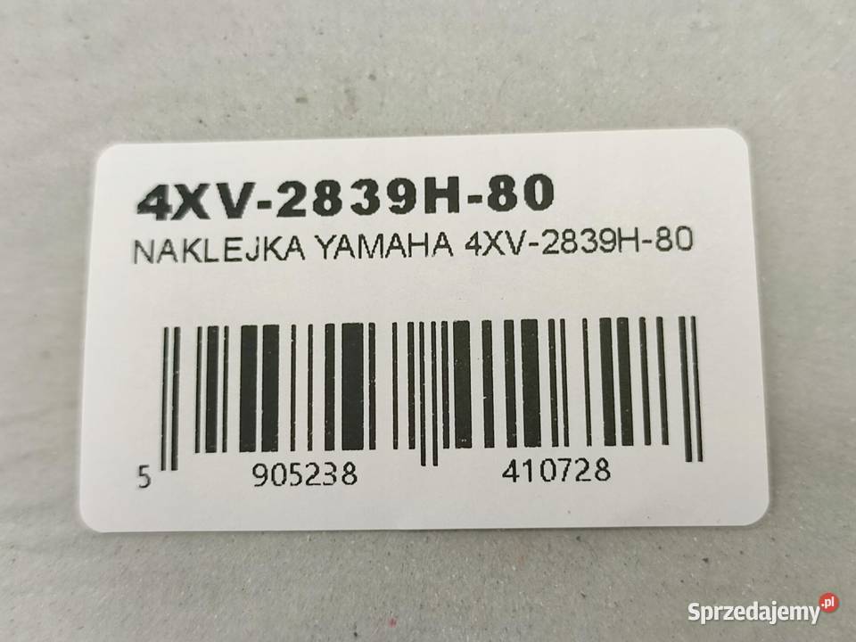 NAKLEJKA YZF NA BOCZEK YAMAHA YZFR6 2002